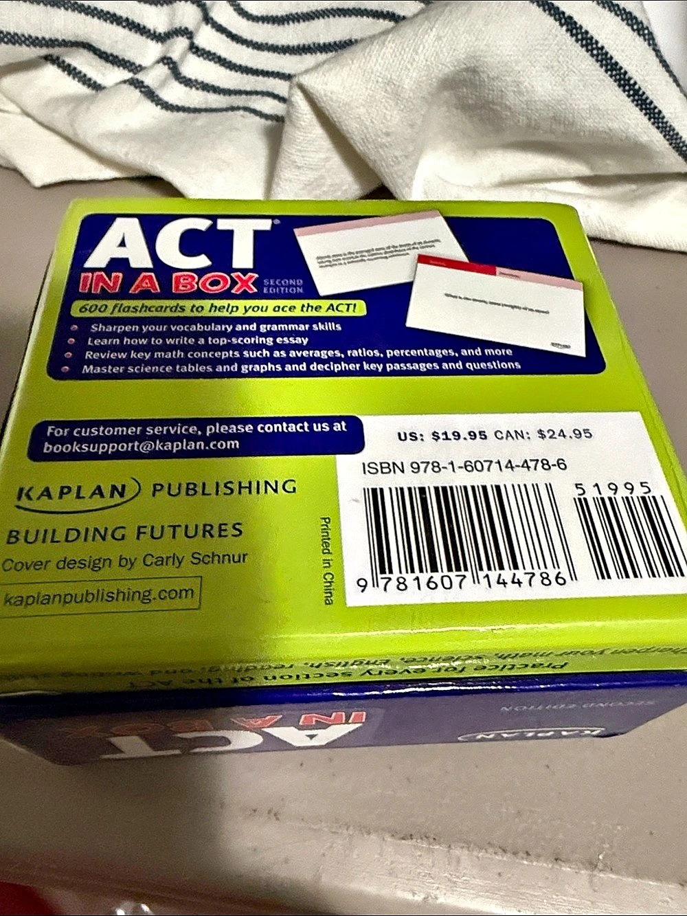 Kaplan ACT in a Box, Second Edition ACT Study Guide Box Set - Picture 3 of 4